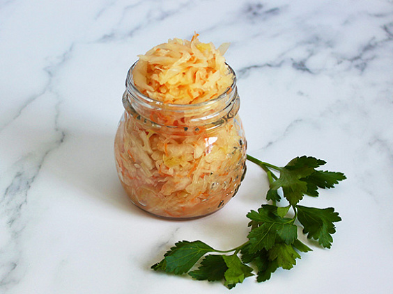 Квашеная капуста без соли