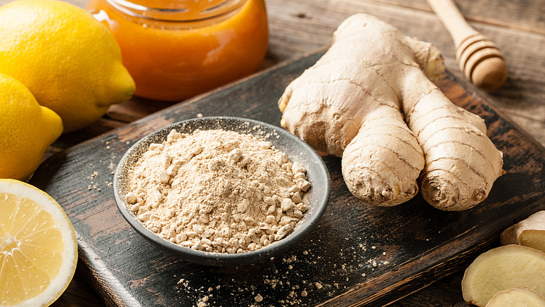 порошок имбиря фото