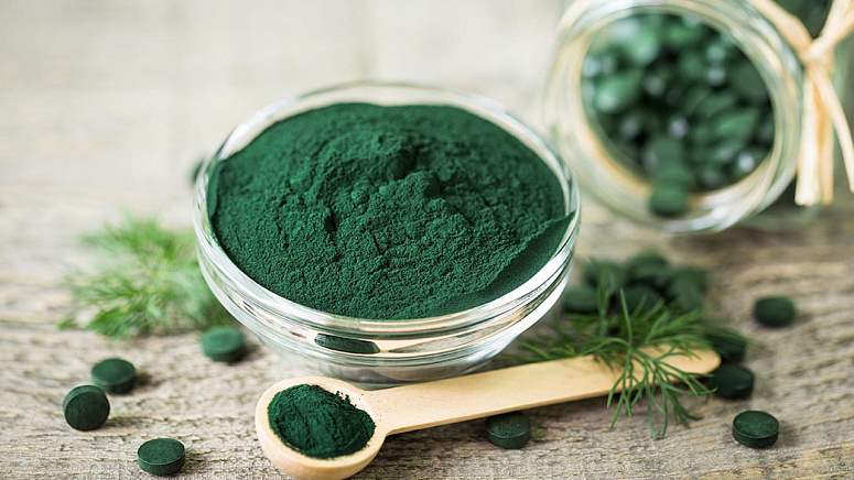 порошок спирулины фото