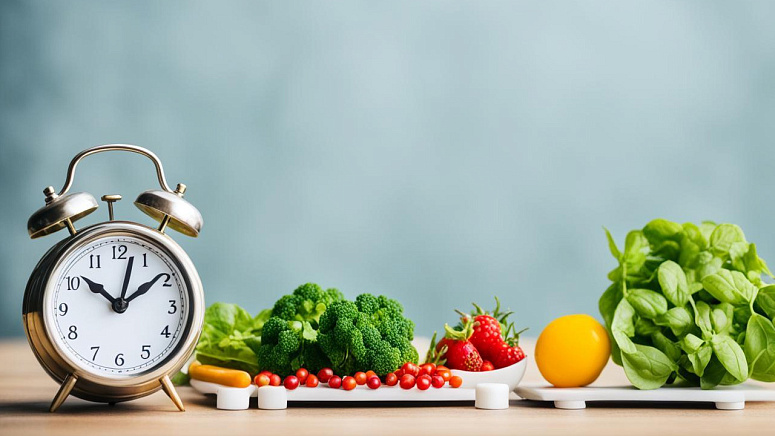 часы и овощи фото