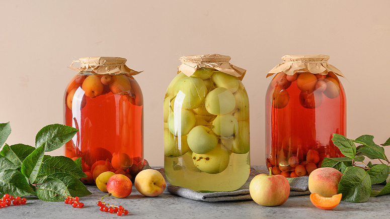 компот из фруктов фото