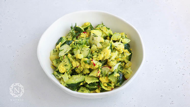 Деревенский салат фото