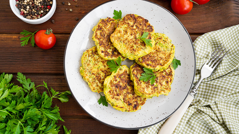 оладьи из кабачка и петрушка фото